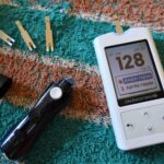 Blood glucose meter with a fingertip test